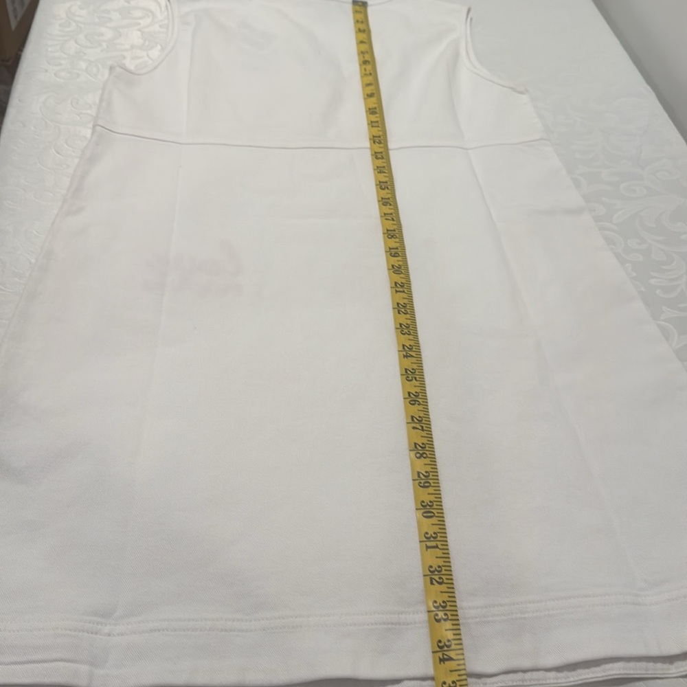Love Moschino Sleeveless White Denim Dress - Picture 11 of 12